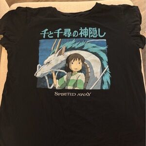 Spirited Away Black T-Shirt